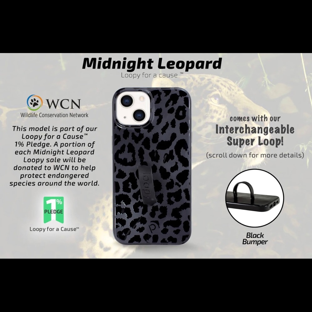Midnight Leopard iPhone 13/14 Case